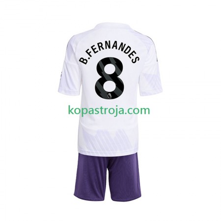 Billiga Fotbollströjor Manchester United Bruno Fernandes 8 Barn Borta tröja 2025/26 Kortärmad